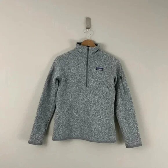 Patagonia Gray Better Sweater 1/4 Zip Pullover Jacket Size Small - Picture 1 of 5